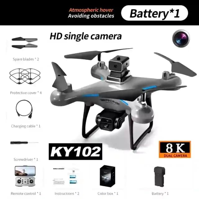 KY102 Drone 8K 5G Professional Dual-Camera Aerial Photo 360 Obstacle Avoidance
