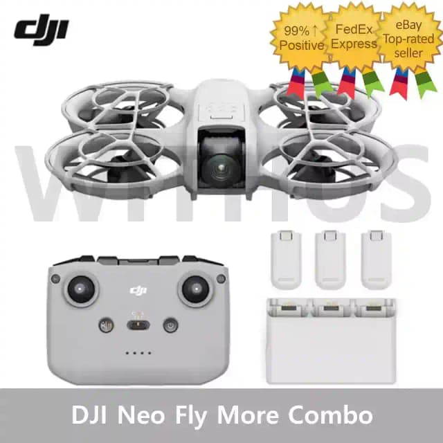 DJI Neo Fly More Combo Camera Drone 4K UHD 135g Light & Portable