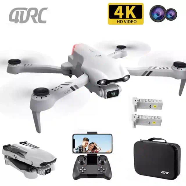 4DRC F10 RC Drone with 4K HD Camera WIFI FPV Folding Drone 2 Battery