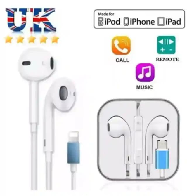 Wired Earphones Headphones Bluetooth For iPhone 14 Pro Max 13 12 11 Pro X XR 7 8