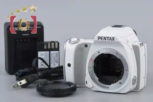 "Shutter count 3,698" PENTAX K-S1 White 20.1 MP Digital SLR Camera Body